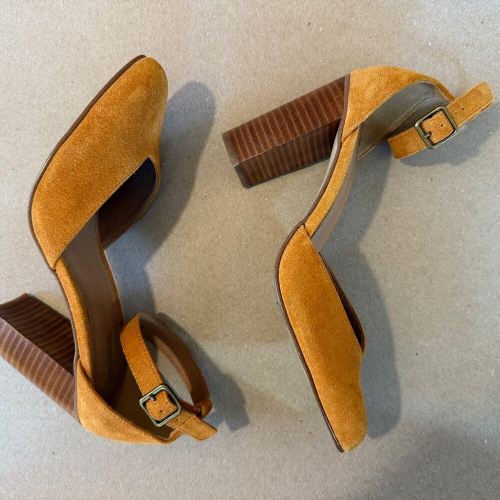 Soludos Collette 4" Heels - Mustard - Size 8.5 - Picture 5 of 6